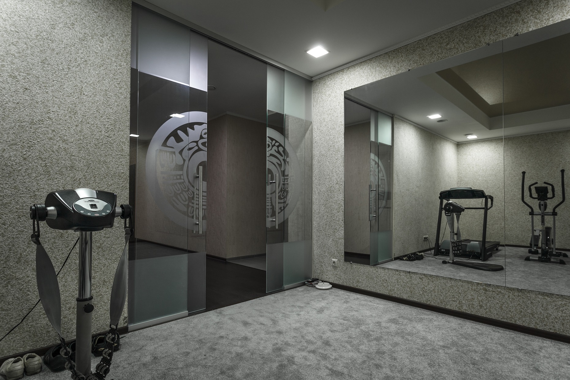 Откатные (раздвижные) стеклянные двери